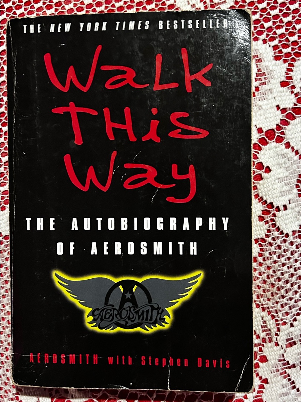 Walk This Way - The Autobiography of Aerosmith (Black & Red Cover)